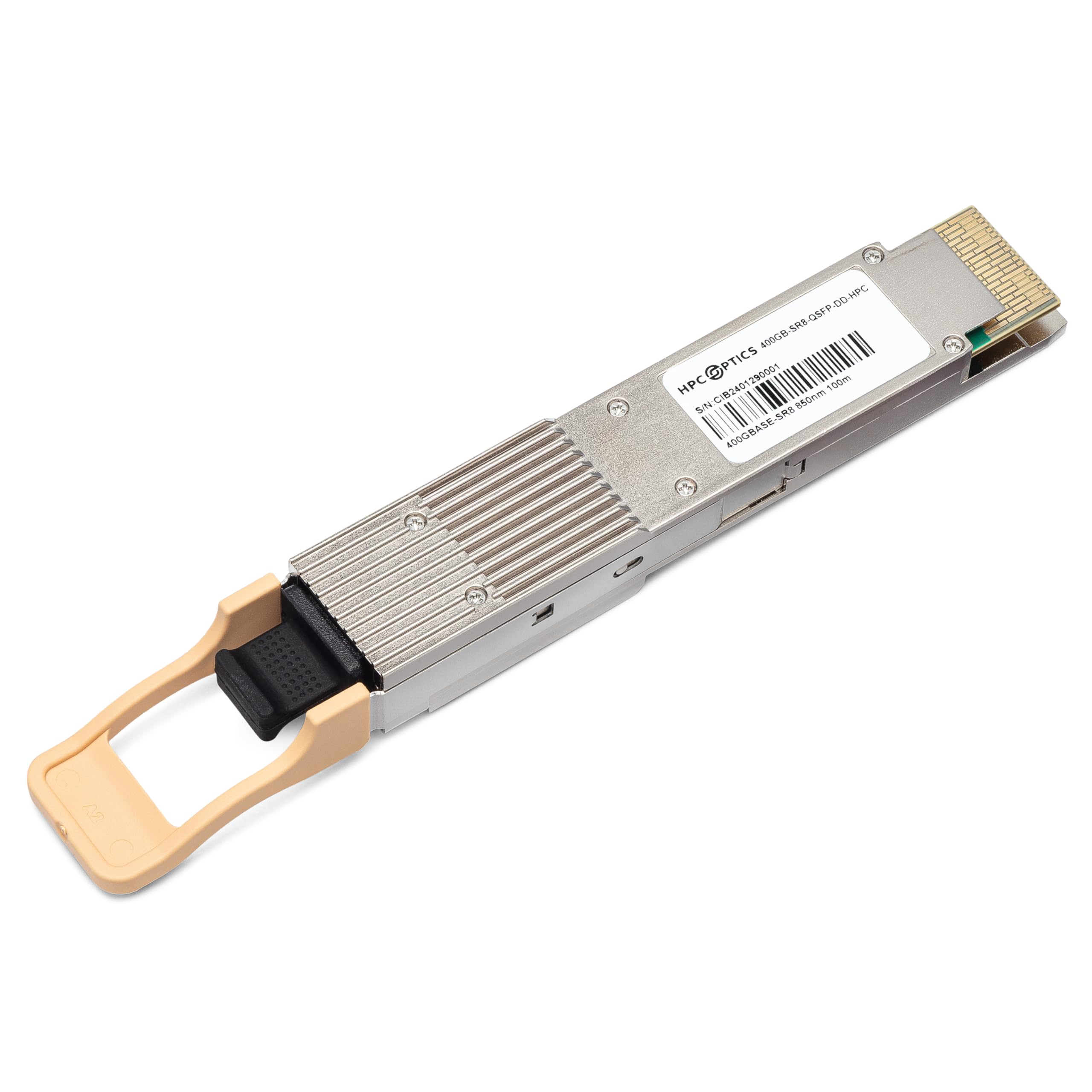 HPC Optics Compatible with Edgecore ET7502-SR8 QSFP-DD Transceiver | 400GBASE SR8 MPO-16 MMF 850nm 100m ET7502-SR8-HPC