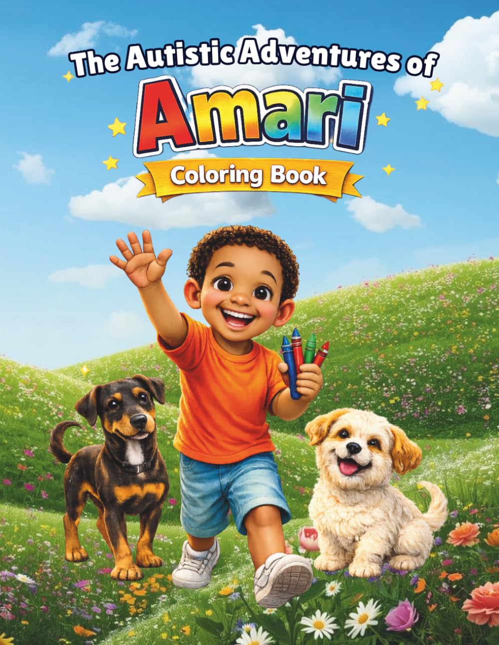The Autistic Adventures of Amari: A Coloring Book for Children