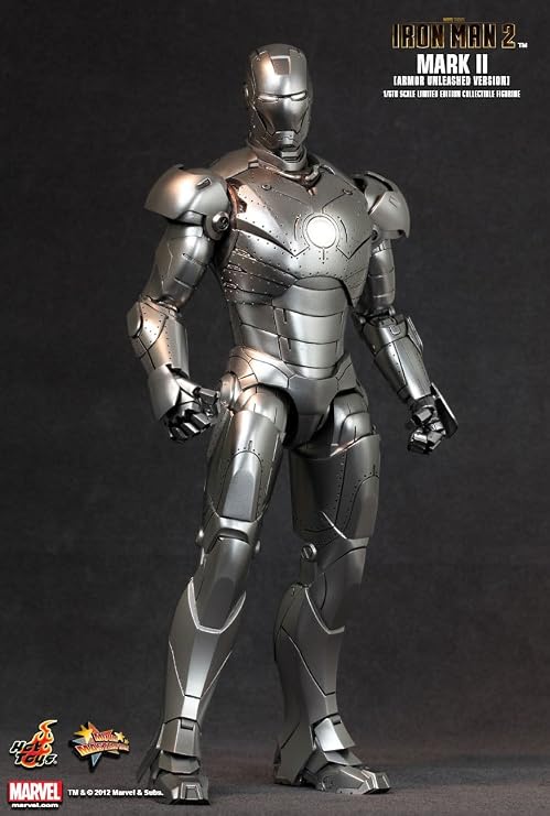 Movie Masterpiece Iron Man 2 1/6 Scale Figure Iron Man Mark 2 Armor Unleashed