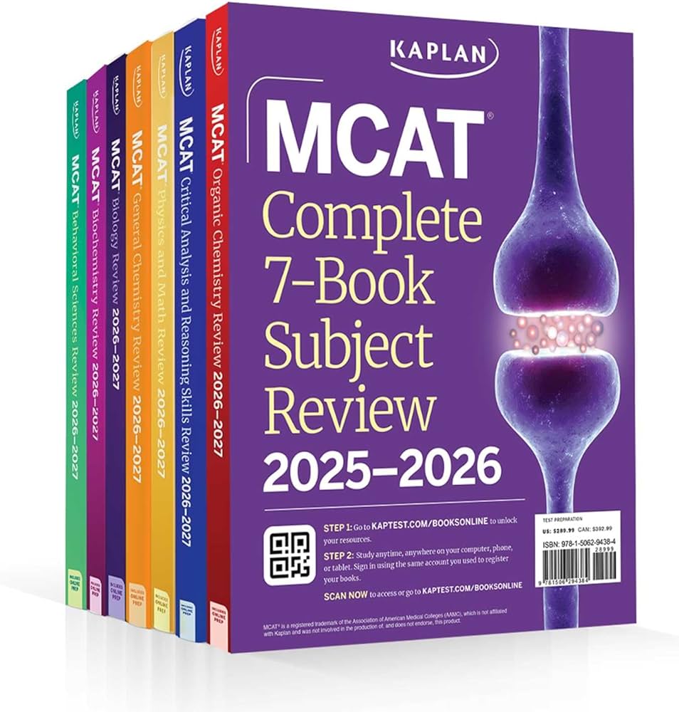 MCAT Complete 7-Book Subject Review 2025-2026, Set Includes Books