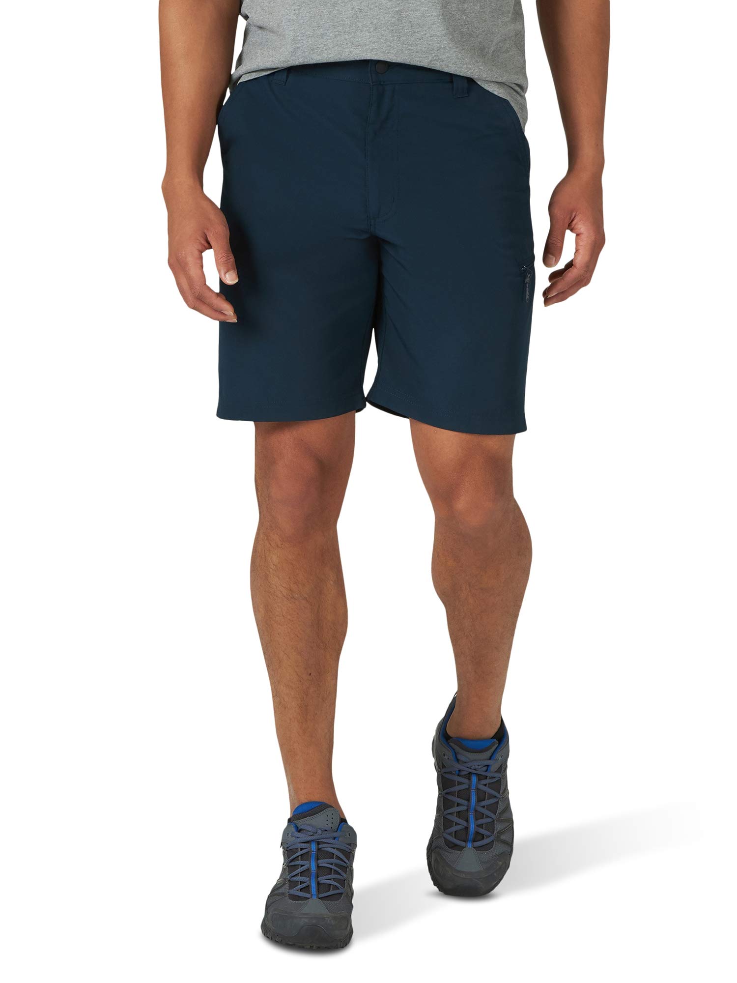 Wrangler Authentics Men's Performance Side Elastic Utility Short Casual, Imperial Blue, 36