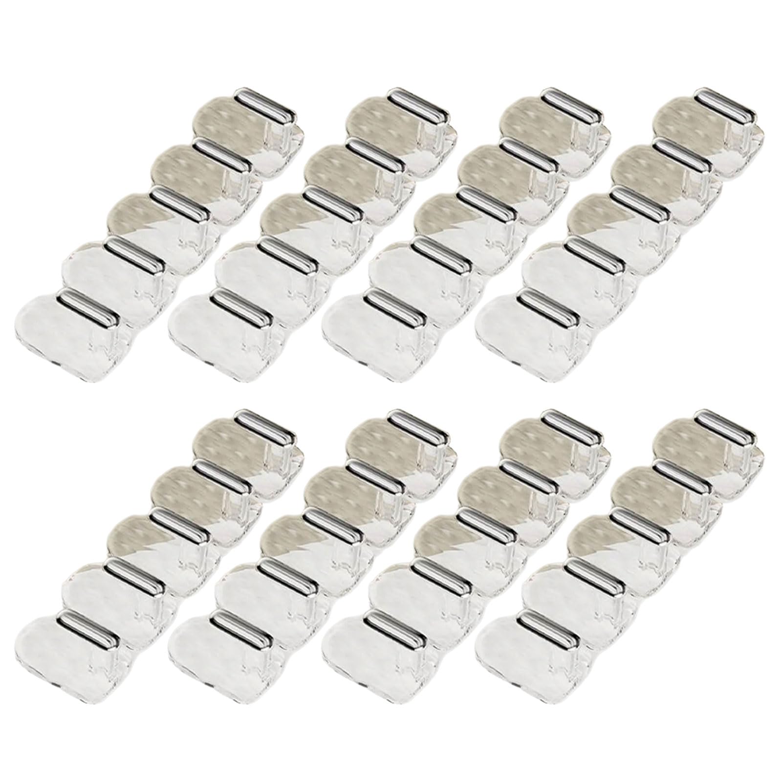 Piceioep of 8 Drillless Adhesive Hooks Offering Quick Installation, Waterproof Materials Suitable for Wet Environment, Efficient Space Utilization in Homes Decors Jewelry Hooks