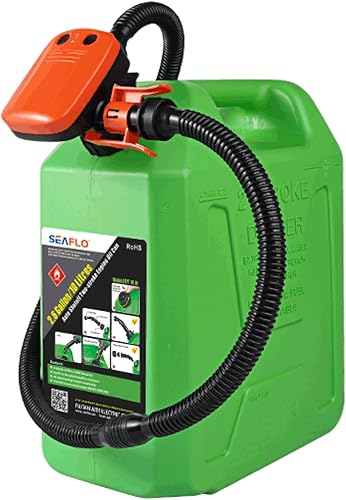 Miniatura 3 de SEAFLO Bomba de transferencia de bomba de combustible eléctrica automática recargable (velocidad de flujo 2.3 GPM - 3.1 GPM) con batería de litio,