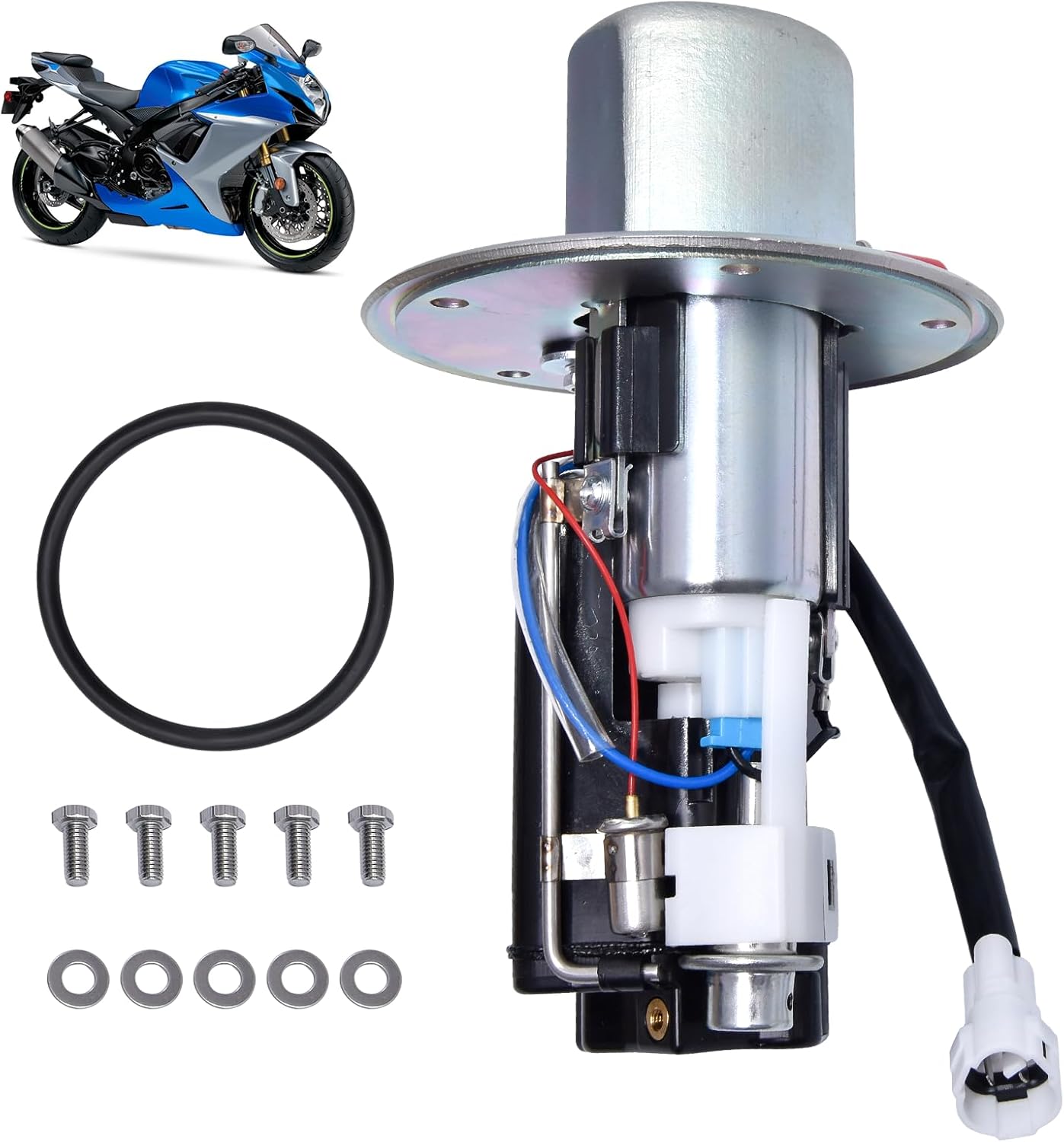 15100-29G00 Fuel Pump Assembly Fits for Suzuki GSXR-600 GSXR-750 2004-2005 Replace# 1510029G00 GSXR600 GSXR750 Fuel Sending Unit (3-PIN Plug) - Image 9