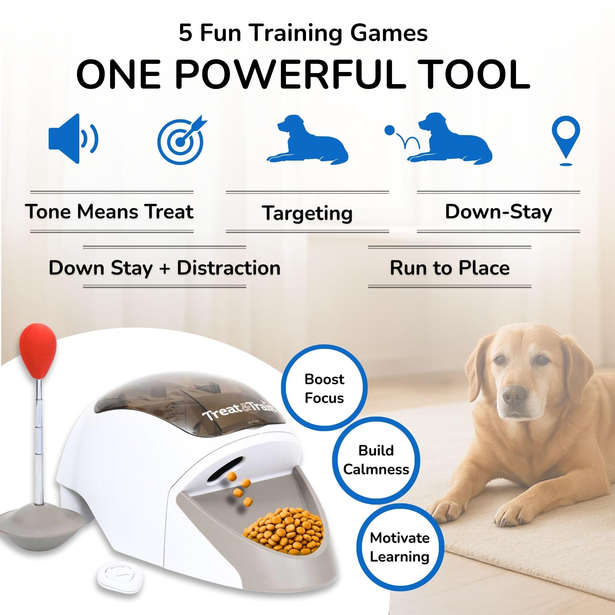 Treat&Train - Remote Treat Dispensing Dog Training System
