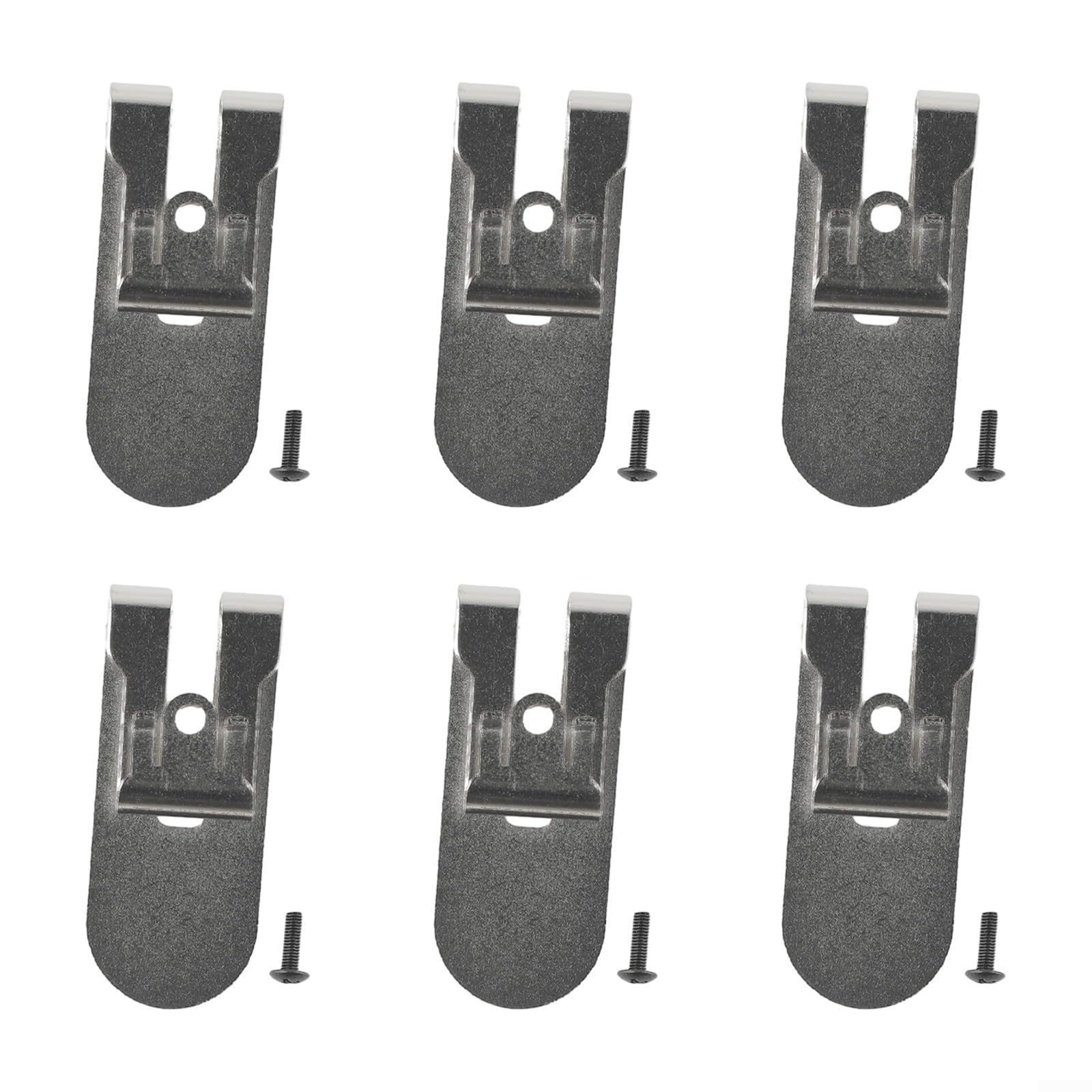 6 clips de cinturón con tornillo N435687 para paneles de yeso DCF620 DCF620B DCF622, gancho de repuesto de acero para montaje de carcasa de taladro