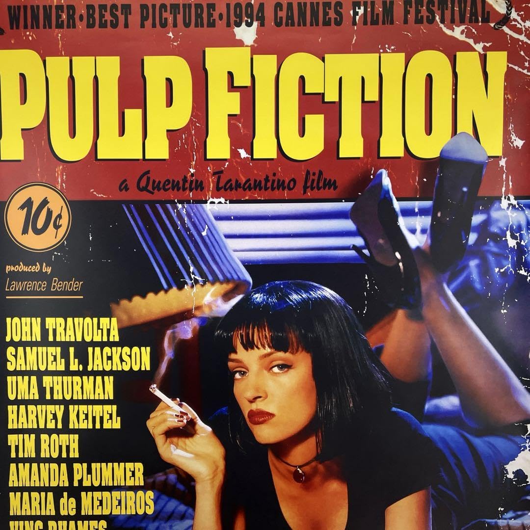 Amazon.co.jp: Pulp Fiction｜パルプフィクション ポスター : ホーム