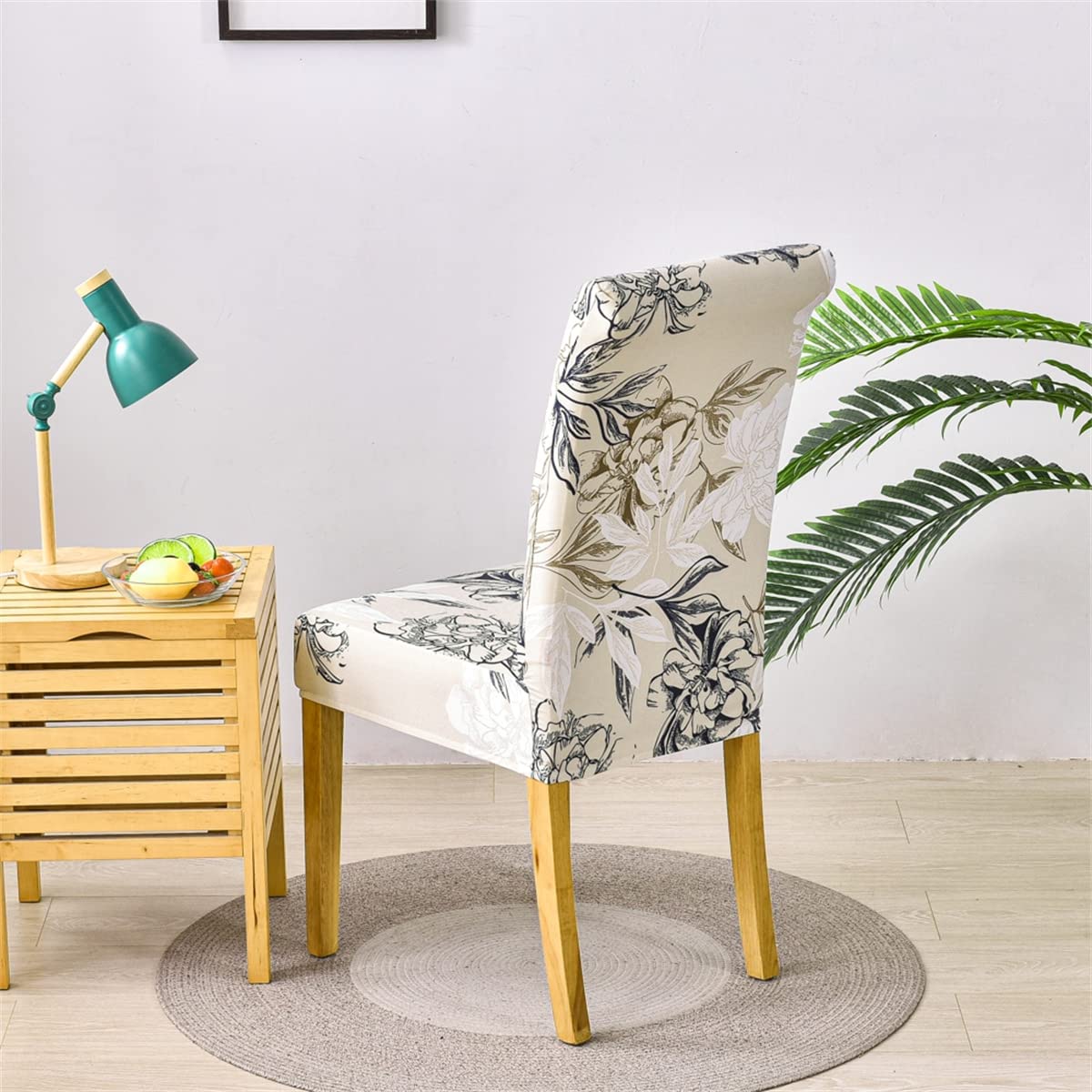 Set Di 4 Coprisedia Elasticizzati In Poliestere E Spandex - Colore Caffè - Per Sala Da Pranzo, Feste, Matrimoni, Hotel - 2