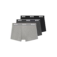 BOSS Trunk 3P Power Boxer Ai Pantaloncini, Open Grey 61