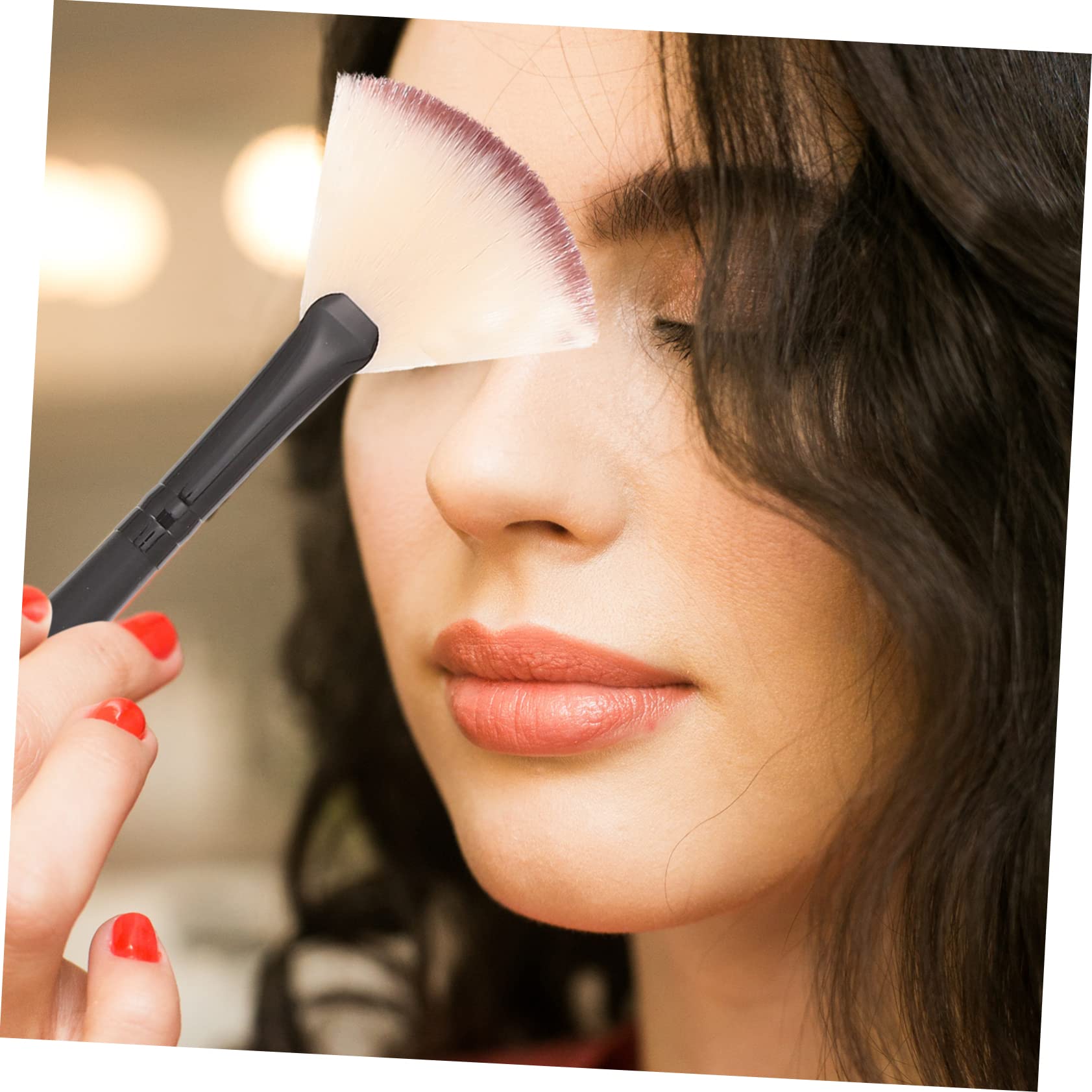 MAGICLULU 2 Set Di Pennelli Per Il Trattamento Della Pelle Per Il Trucco Set Di Pennelli Per Di Bellezza Per Il Pennello Applicatore Per A Forma Di Ventaglio Pennello Di Bellezza 12 Pezzi*2