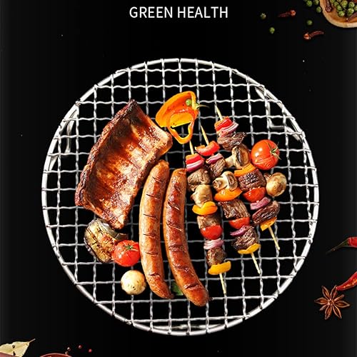 Miniatura 9 de Rejillas redondas de enfriamiento para cocinar hornear de acero inoxidable resistente rejilla de alambre para hornear de 11 pulgadas, apto para