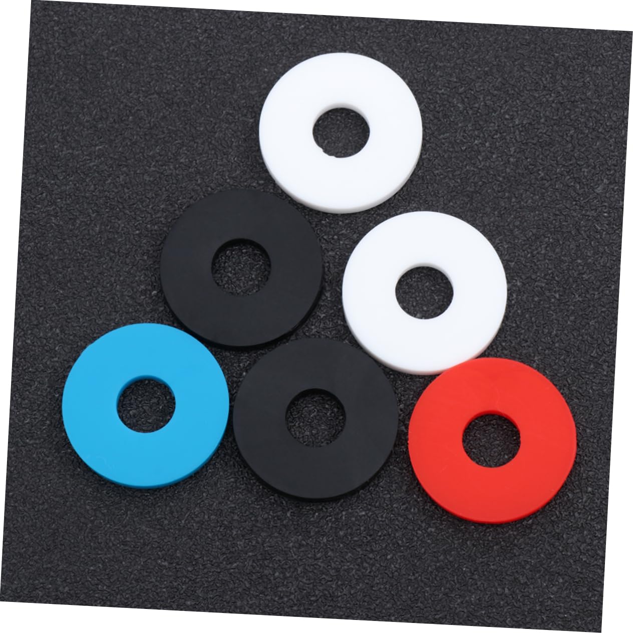 GOOHOCHY 9PCS Non Slip Strap Locks for Electric Bass Guitar Durable Silicone Guitar Accessories Easy Installation No Need to Remove Existing Buttons
