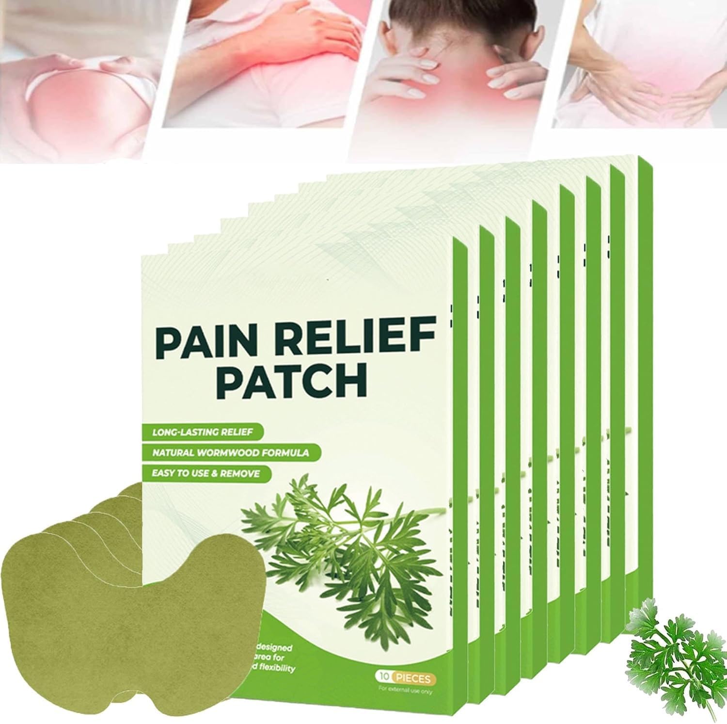 80 Pcs Well Knee Pain Relief Patches, Pain Relief Patches for Arthritic