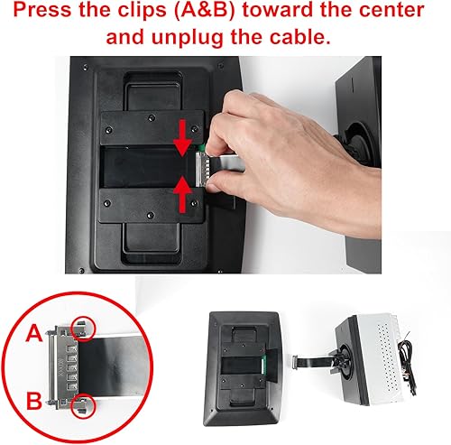 Miniatura 7 de Estéreo de coche doble DIN inalámbrico CarPlay Android Auto 2G+32G desmontable 10 pulgadas pantalla táctil Android radio coche Bluetooth AM FM