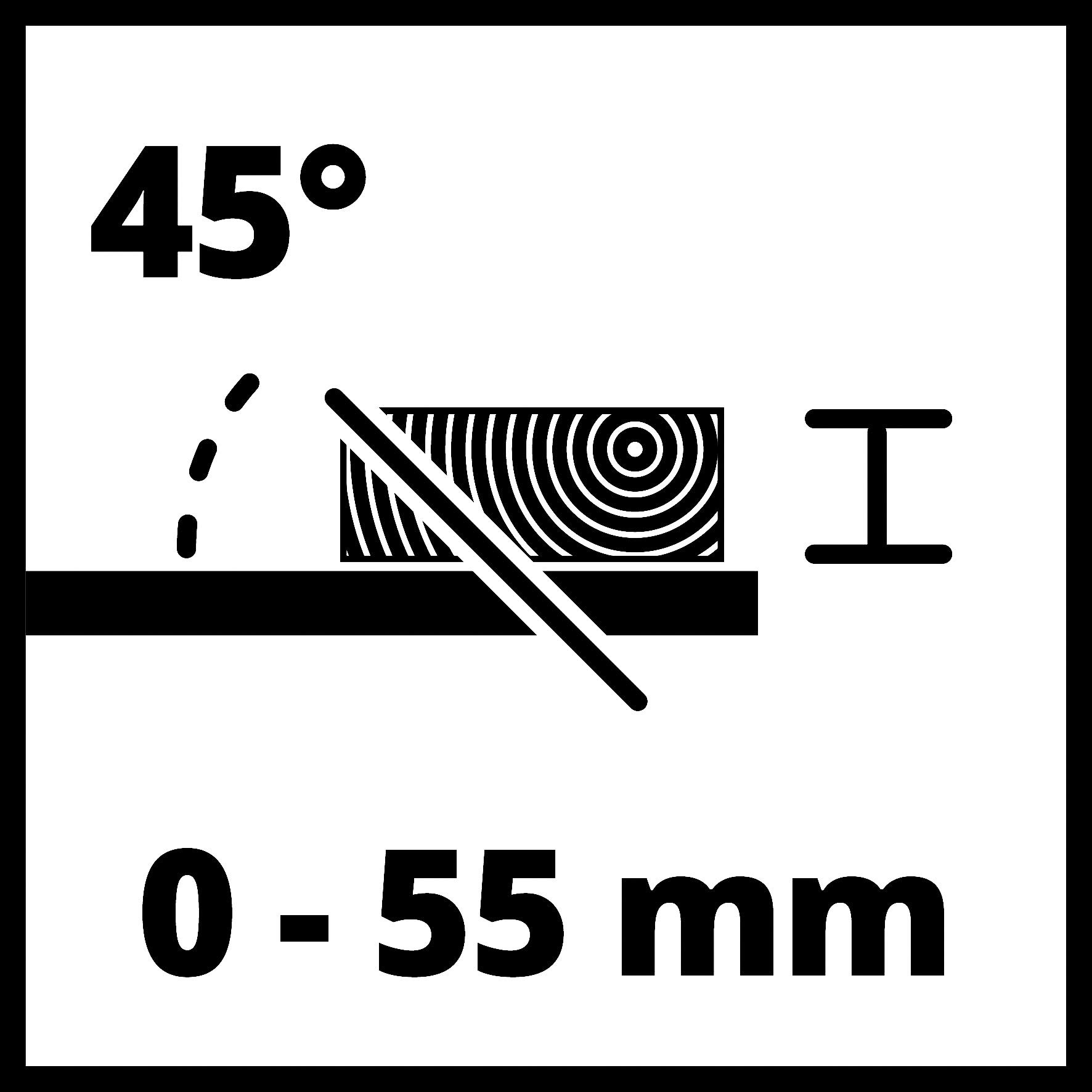 Einhell Tischkreissäge TC-TS 254 U (2.200 W, 80 mm Schnitthöhe, Ø 254 mm Sägeblatt, Winkelanschlag, Parallelanschlag, Auflagenvergrößerung, Staubabsauganschluss)