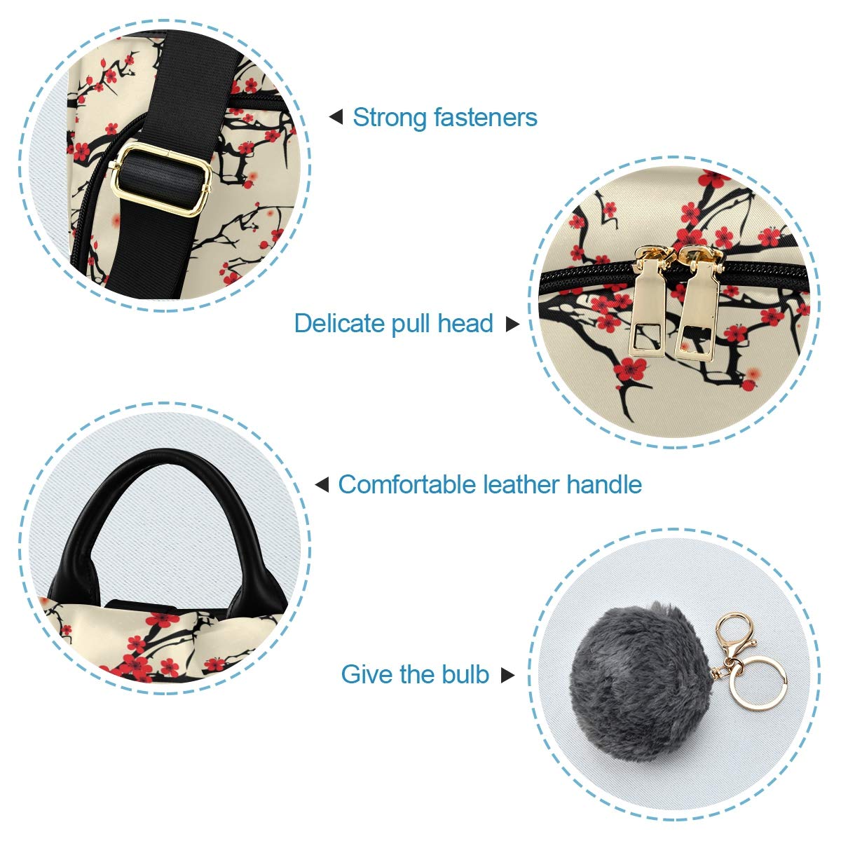 バッグ SAKURA Amazon.com: ALAZA Japanese Cherry Blossom Sakura Vintage