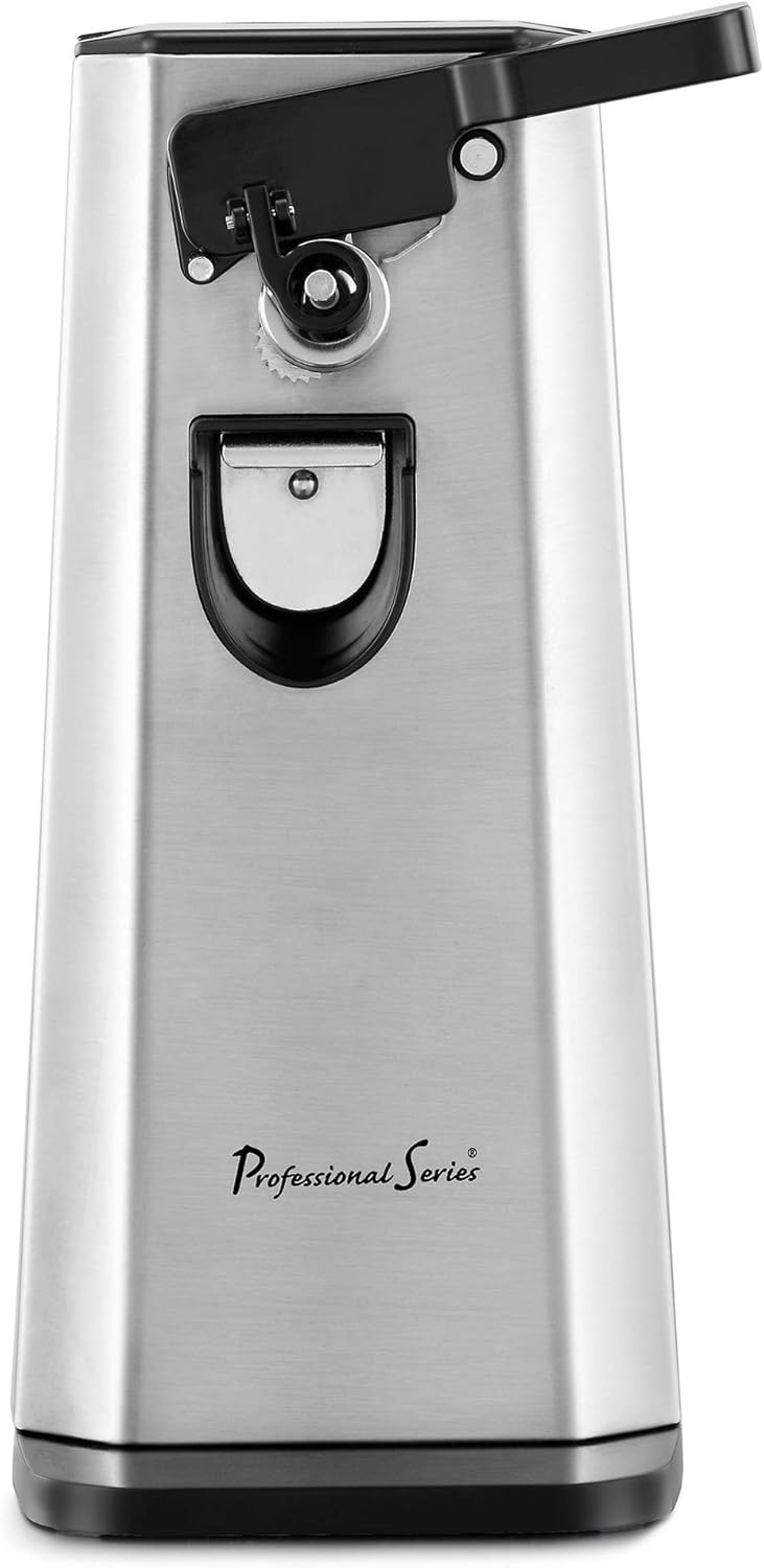 Stainless Steel Electric Can Opener With Bottle Home & Kitchen
