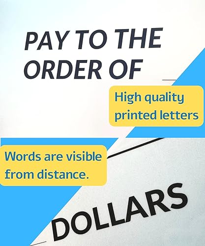 Miniatura 3 de Verificación grande reutilizable para presentación (36x16" PVC)