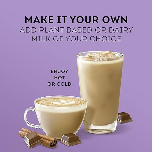 Miniatura 5 de Lipton Chocolate Chai con especias orgánicas añade leche no láctea de elección estilo café para té caliente o helado chocolate Chai Latte sin