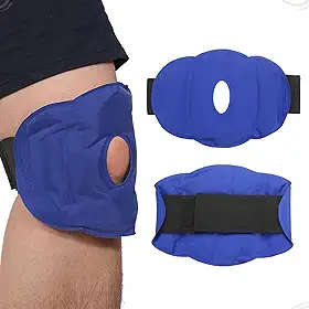 2 Bolsas Gel Termica Compressa Terapêutica Quente Bolsa de Gelo para Joelho