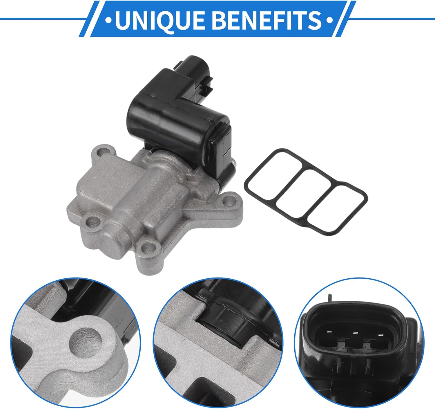 Car Idle Air Control Valve for Honda CR-V 2003-2005 Replace No.1368002031 IACV Idle Motor Idle Air Control Valve for Stable Engine Operation