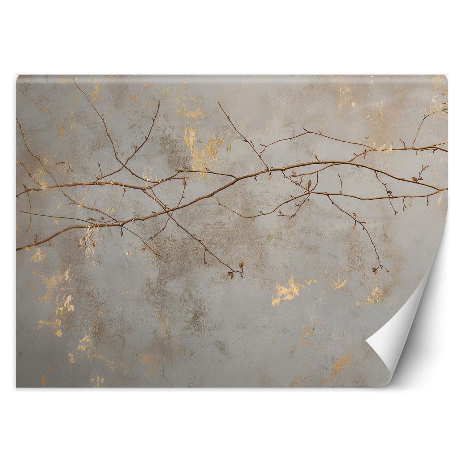 Feeby - 3d Tapete - 400x280cm - Fototapete Schlafzimmer - Blätter Äste Natur - Deko Wohnzimmer - Wallpaper - Wand Deko - Wandtapete - Wandbild XXL - Tapete - Wanddeko - Vliestapete - Wandbilder