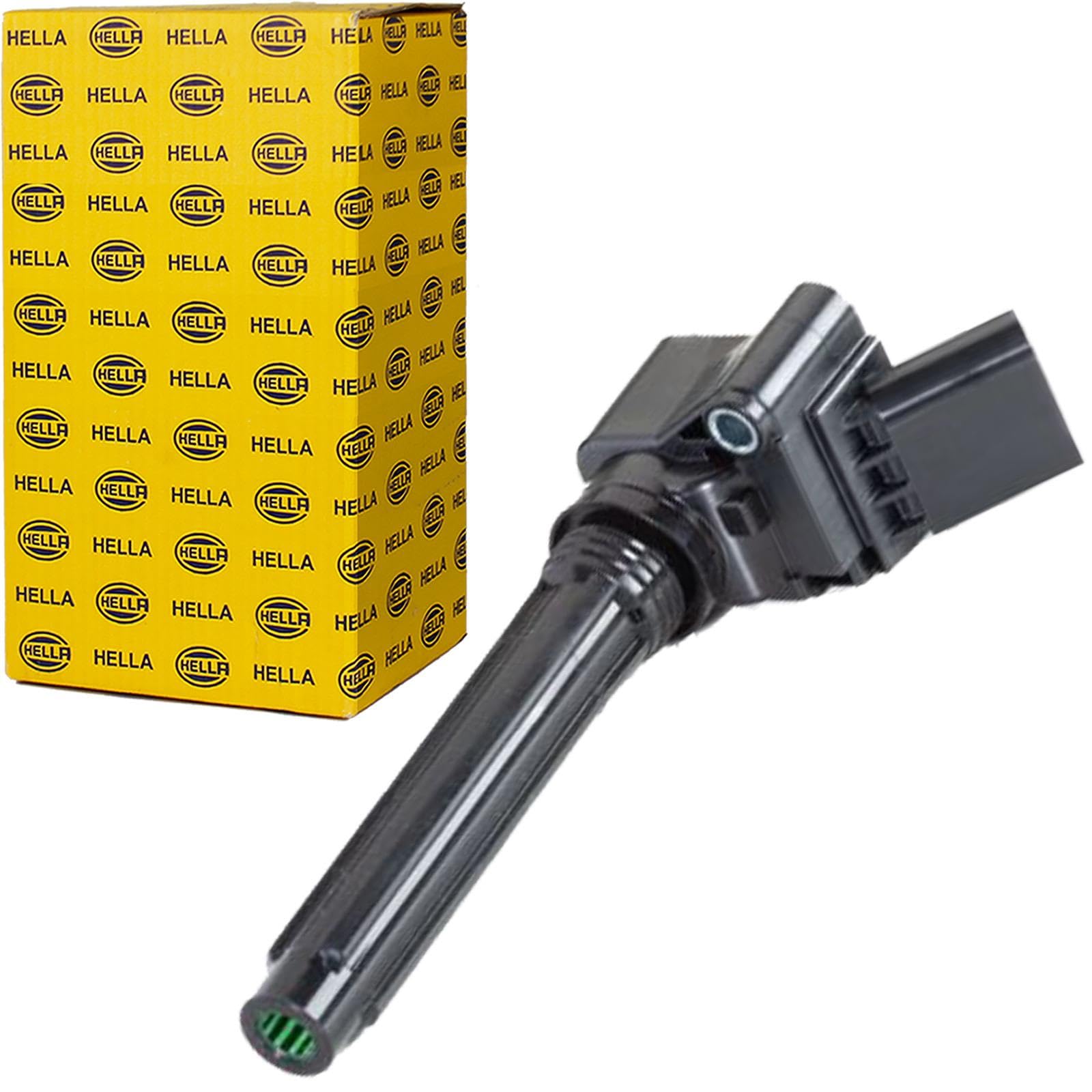 HELLA 5DA 358 057-561 Ignition Coil - 4-pin connector - Flush-Fitting Pencil Ignition Coils - Bolted