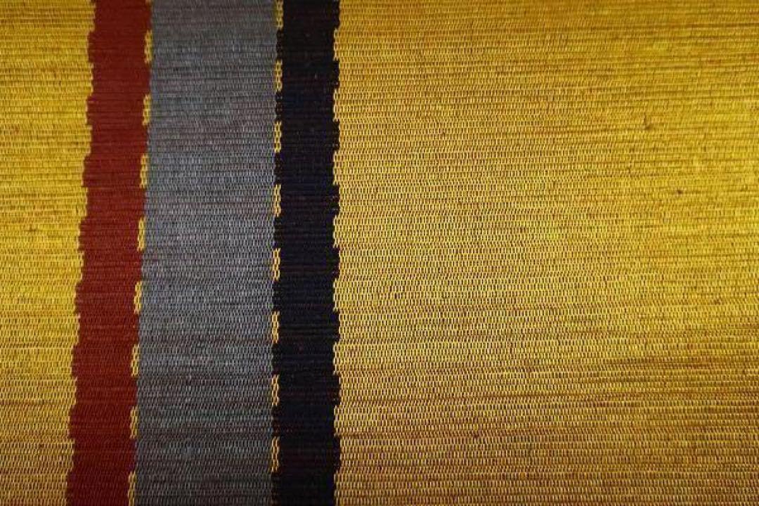 Amazon.co.jp: 品 本場黄八丈 八寸名古屋帯 証紙付き 逸品 正絹