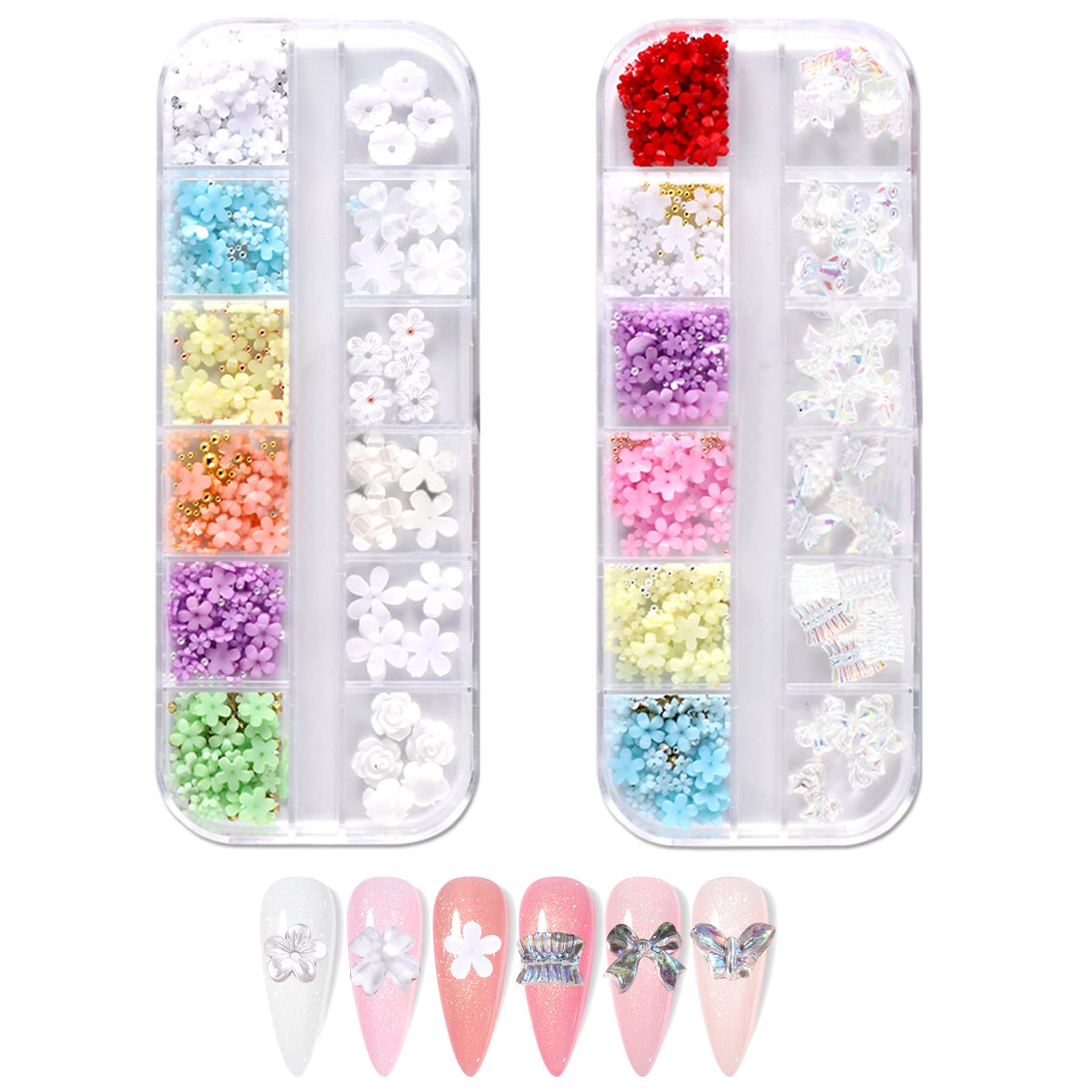 商品説明必読!!お花 ネイルパーツ フラワーパーツ15個