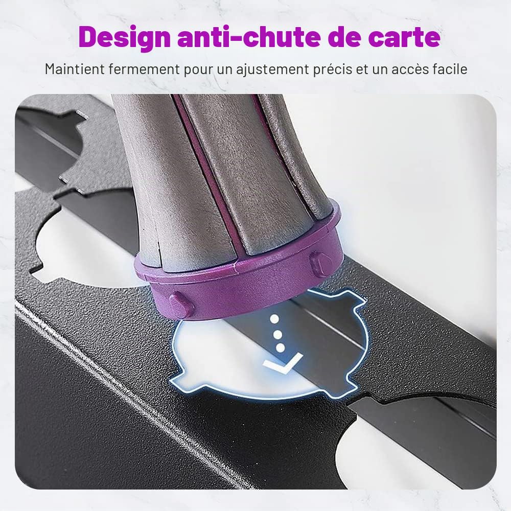 Support de Rangement Remplacement pour Dyson Airwrap Styler, Support Mural pour Friser Les Cheveux Support Mural pour sèche-Cheveux Dyson Airwrap Styler pour Salle de Bain à Domicile