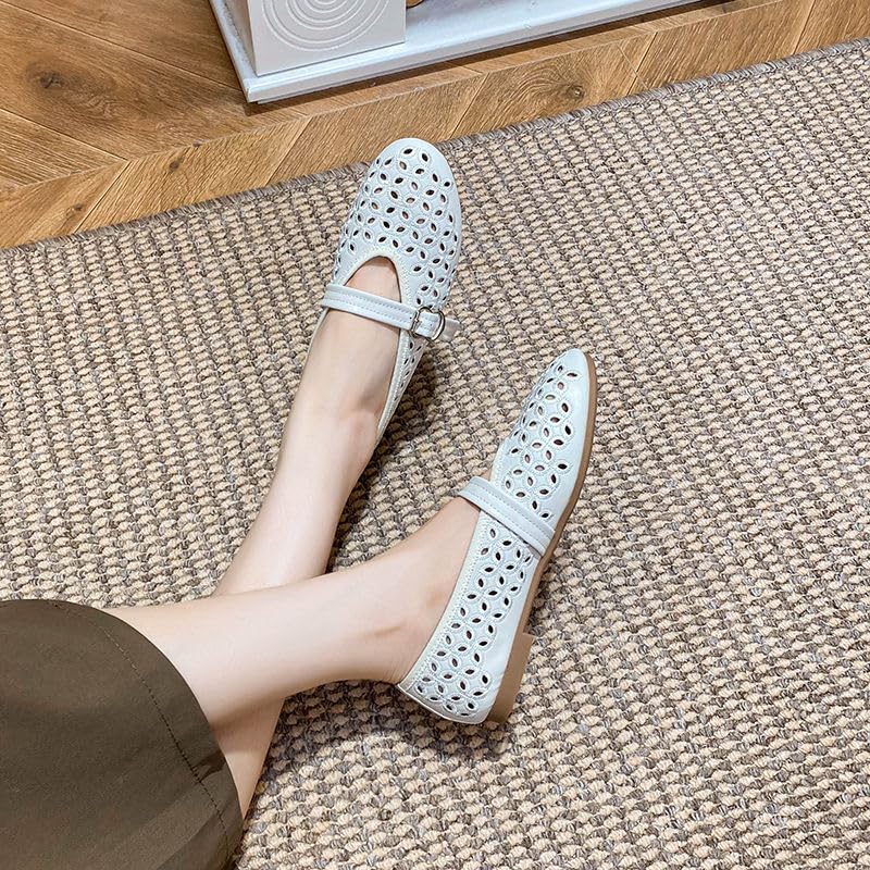 Cut Out Flats for Women Round Toe Dressy Casual Flats3