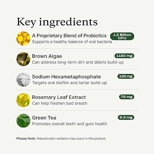 Miniatura 7 de PetLab Co. Paquete de cuidado total de los dientes polvo dental para una limpieza profunda sin esfuerzo en 1 cucharada para perros grandes y