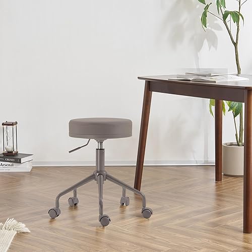 Vista 19 de Taburete hidráulico giratorio 503 de altura ajustable para clínica, enfermería, spas, salones de belleza, dentistas, oficina en casa