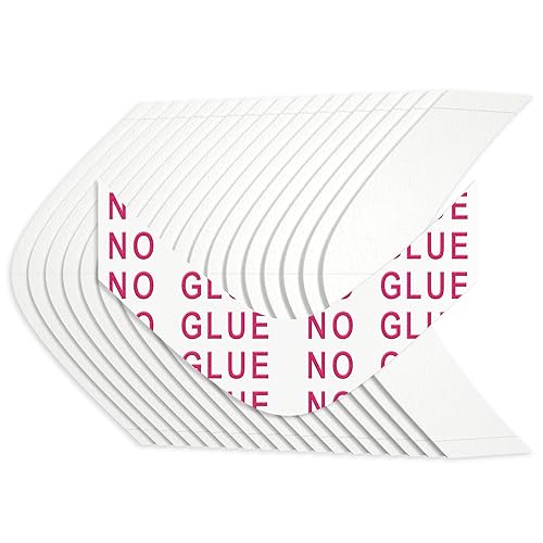 Miniatura 10 de Cinta adhesiva sin pegamento para peluca (72 piezas) Cinta adhesiva de doble cara para peluca de encaje frontal tipo tupé con tiras impermeables de