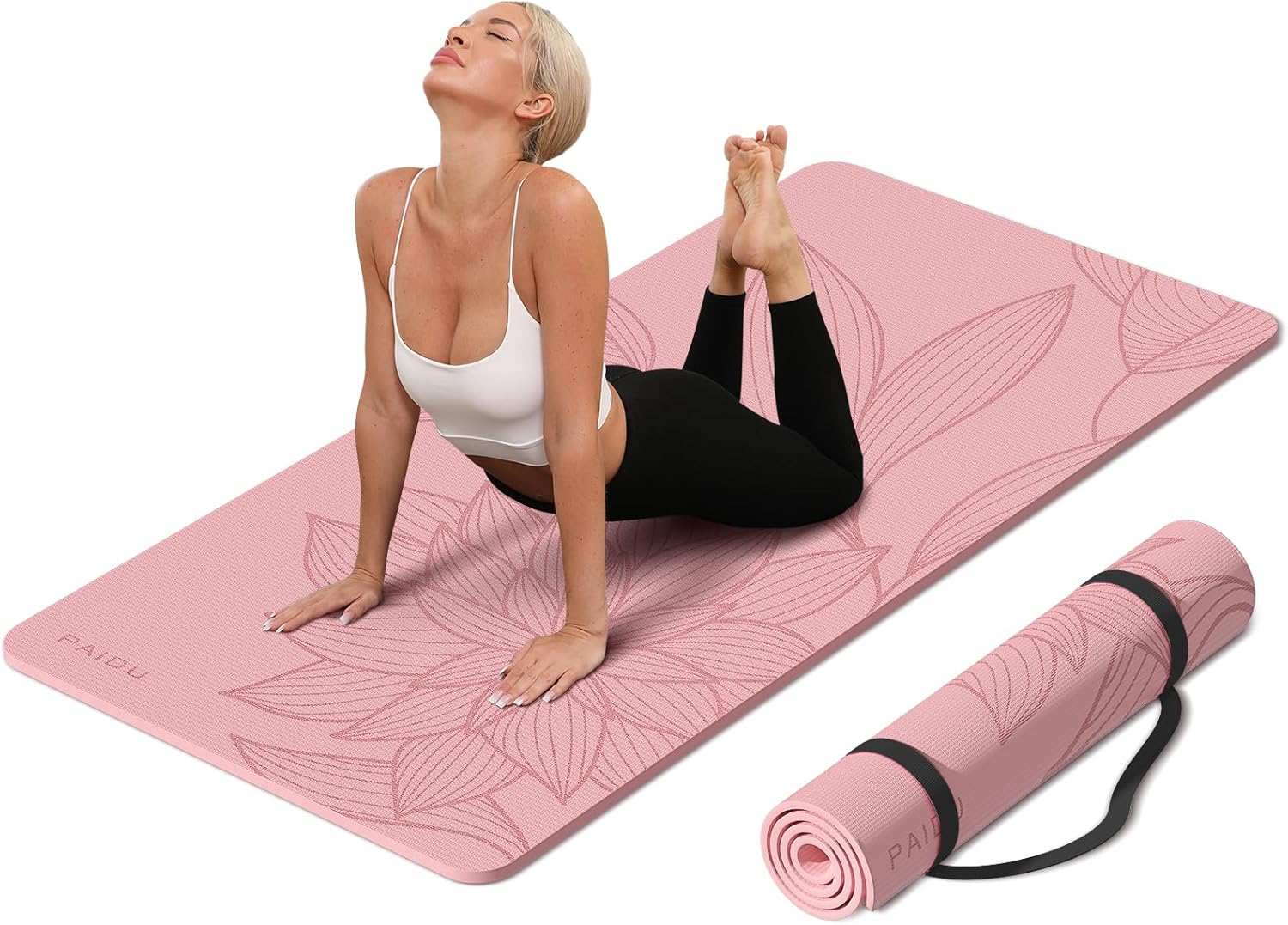 Large Yoga Mat-72’x36’x0.4’ Extra Width & Thick,Comfortable,Non-Slip Exercise Mat-Works Great on All Floor for Stretching,Yoga Studio,Gym or Home Workouts Large Yoga Mat-72’x36’x0.4’ Extra Width & Thick,Comfortable,Non-Slip Exercise Mat-Works Great on All Floor for Stretching,Yoga Studio,Gym or Home Workouts