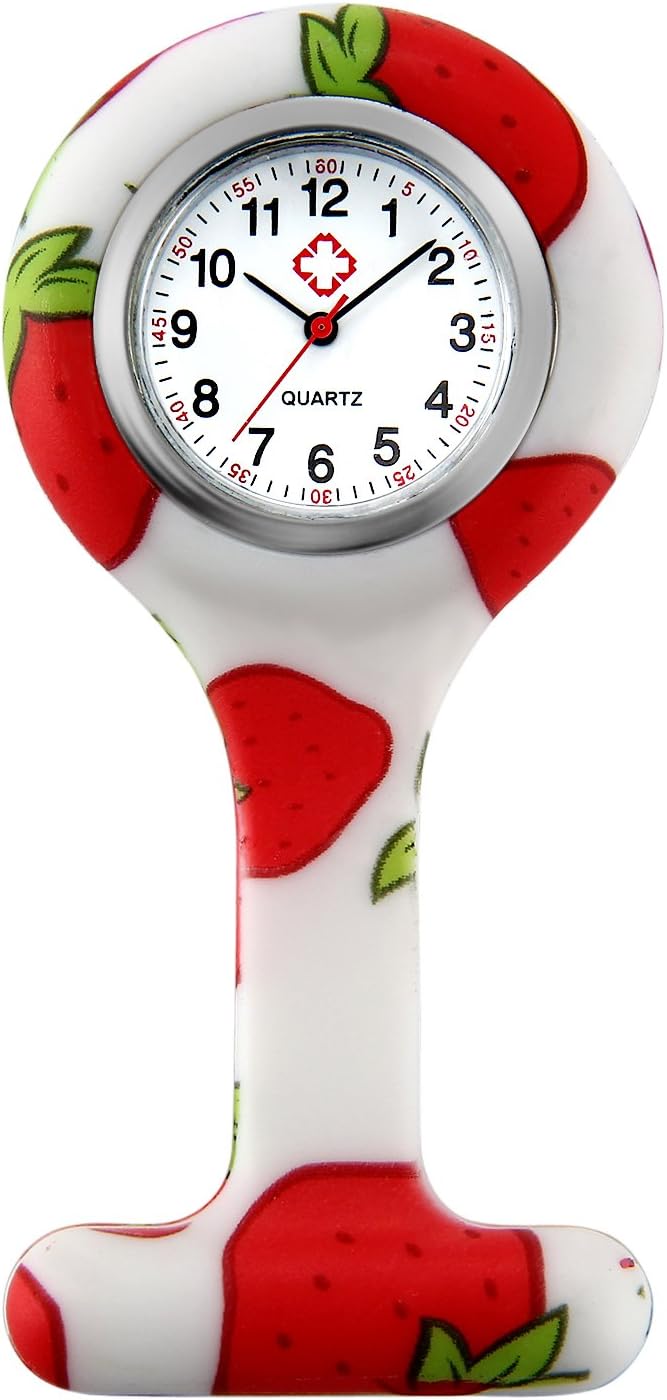 Flower Silicone Cover Nurse Fob Watch for Women and Mauritius Ubuy
