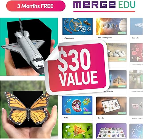 Miniatura 5 de MERGE - Cubo ganador de un premio de realidad aumentada juguete para niños  compatible con iOS teléfono y tablet Android lleva el cubo a la vida