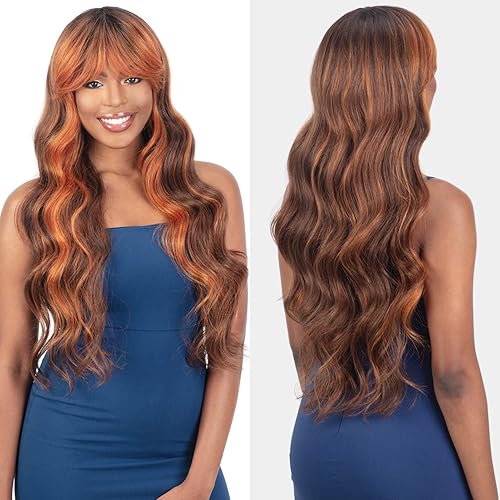 Miniatura 4 de FreeTress Equal Lite - Cortina de peluca Bang 014 (HI-SPICE)