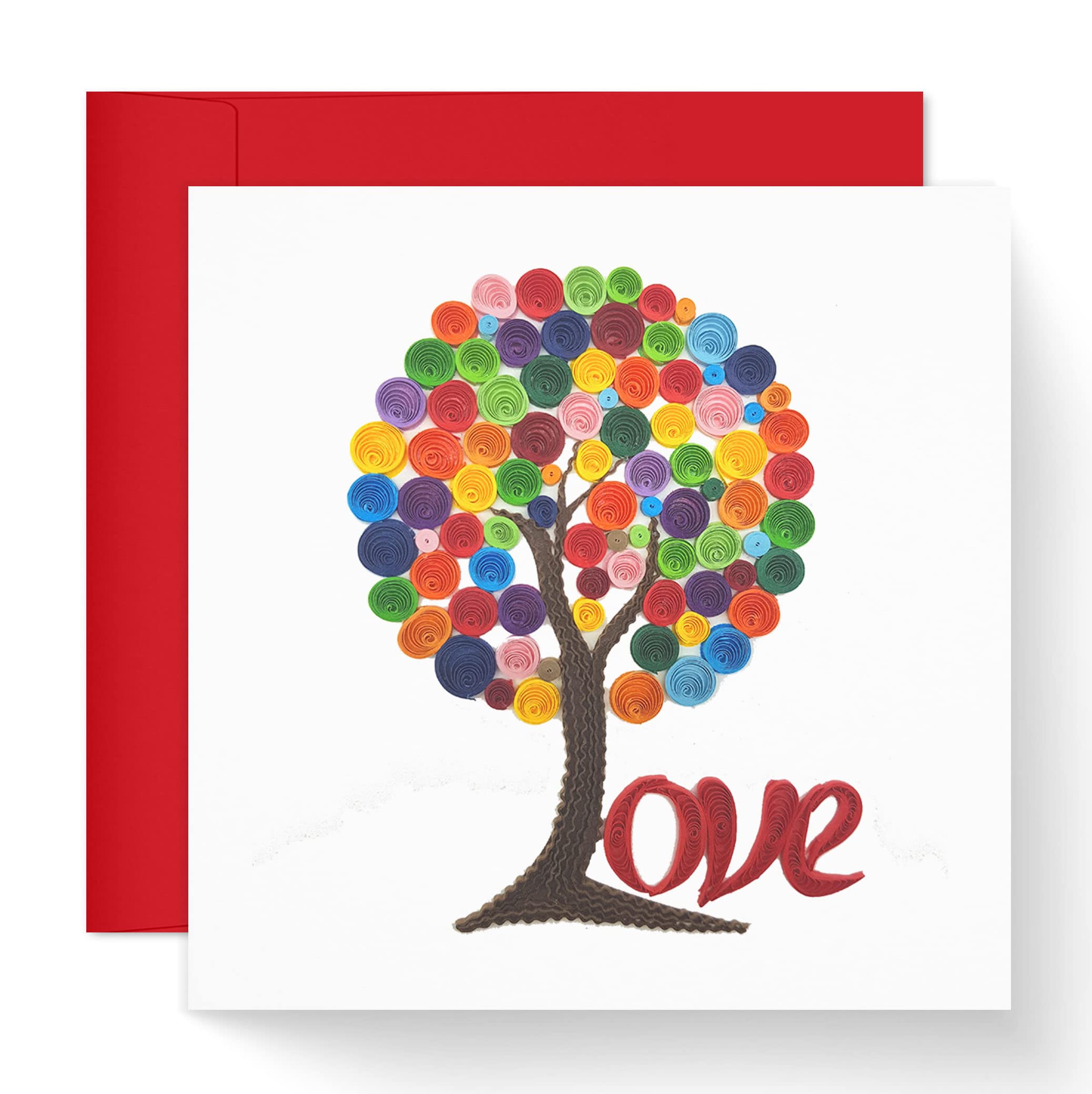 Tarjeta de felicitación de feliz día de San Valentín, tarjeta de felicitación de aniversario de amor, tarjeta 3D hecha a mano para amor, mamá, novio, marido, mamá en aniversario, boda