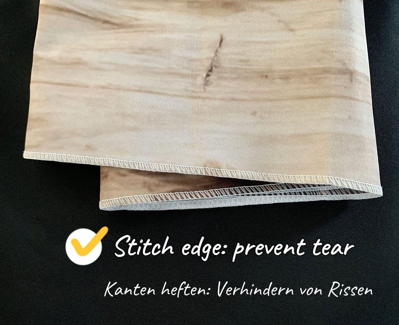 WaW 3x2.5m Stoff Fotohintergrund Hochzeit Beige Holzwand mit Blumen, Fotobox Fotowand Hintergrund Vintage, Valentinstag, Geburtstag