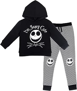 Nightmare Before Christmas Jack Skellington Hoodie and Pants Outfit Set Infant to Big Kid