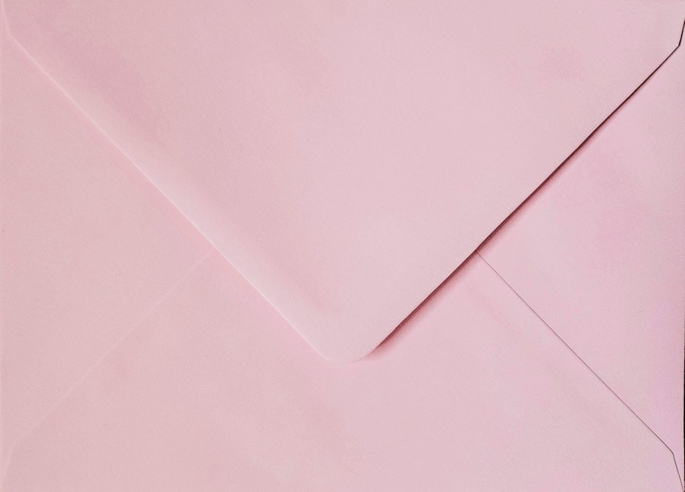 Cranberry 25 Pack C6 Matt Light Pink Envelopes 114mm x 162mm Gummed 100gsm – A6 Fit
