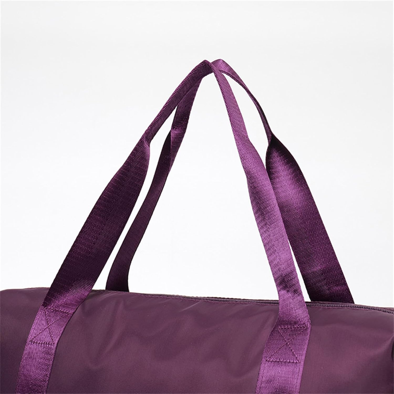 Bolsa de viaje con ruedas, bolsa de viaje universal extraíble, morado oscuro, S