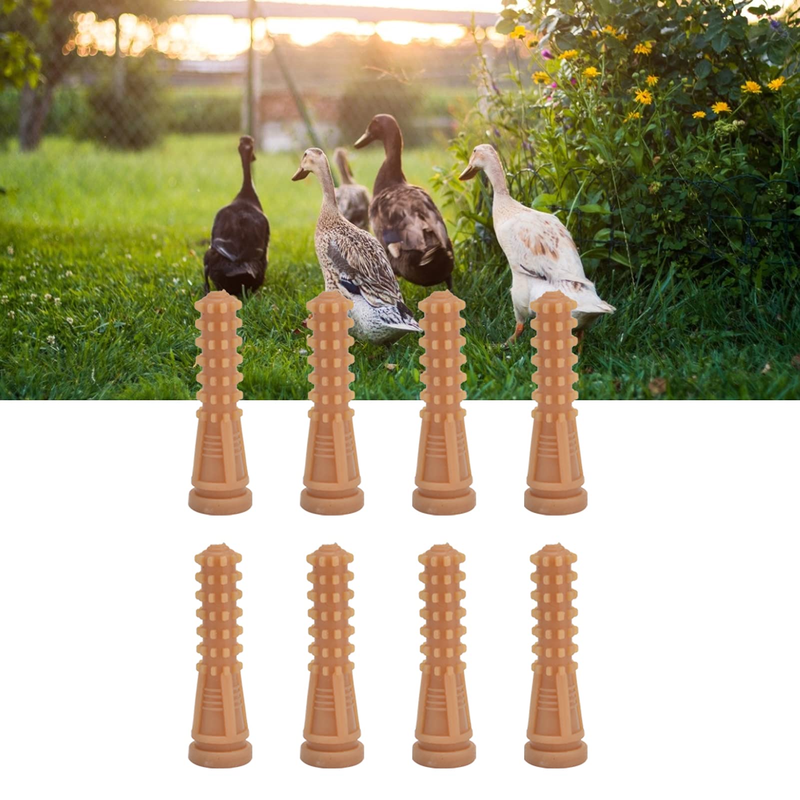 Dita per Spiumatrice in Gomma (50 Pezzi), Bastoni Spiumatori Gialli con Design a Dente di Sega per Pollo e Volatili, Ricambi Flessibili ad Alta Resistenza per Macchina Spiumatrice, Professionali