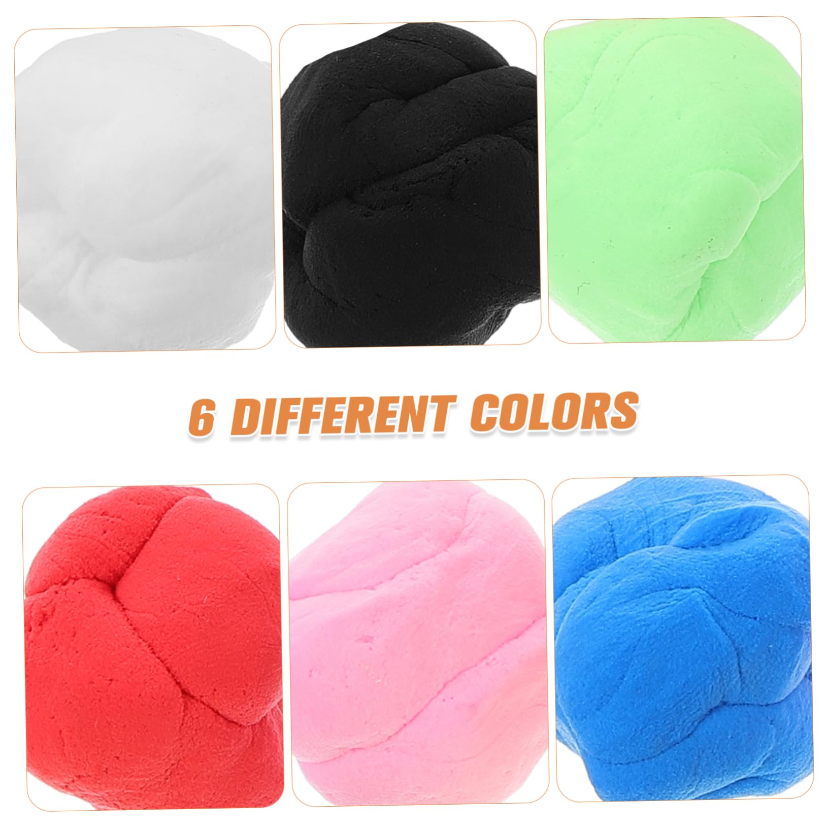 6bolsas Kit De Arcilla De Secado Al Aire Paquete De Arcilla Para Manualidades Infantiles Para Bricolaje
