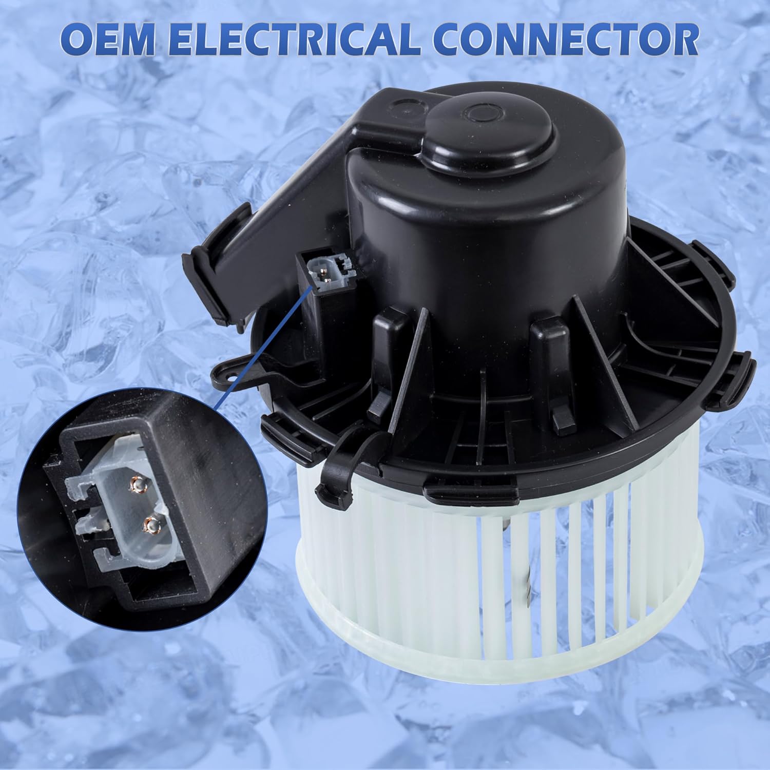 AC Heater Blower Motor Assembly with Fan Cage 68012680AA 0008356107 Compatible with 2007-2009 Dodge Sprinter 2500 3500 Compatible with 2010-2017 Mercedes-Benz Sprinter 2500 3500