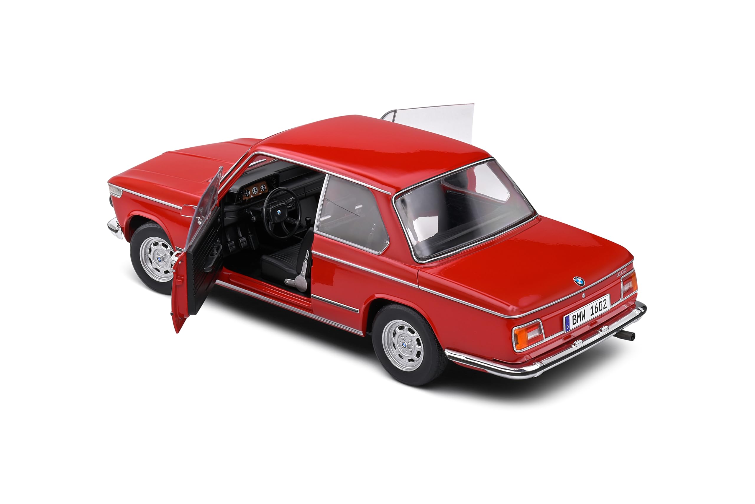 Miniature BMW 1602 Série 1 Rouge 1971 - KK-Scale 1/18 - KKDC181072