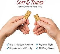 Vista 6 de Farmland Traditions Filler Free Dogs Love Chicken Premium Jerky Treats for Dogs, 3 lb. Bag 1.0 lbs. No Antibióticos nunca USA pollo criado