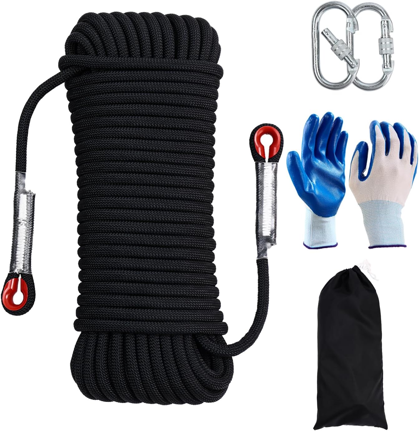Climbing Rope 10mm 65Ft (20m) Static Climbing Rope Outdoor