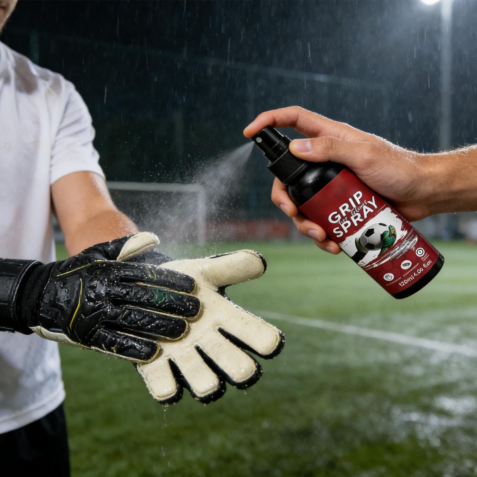 Spray Antideslizante para Guantes de Portero 120ml Secado Rápido Fútbol Baloncesto